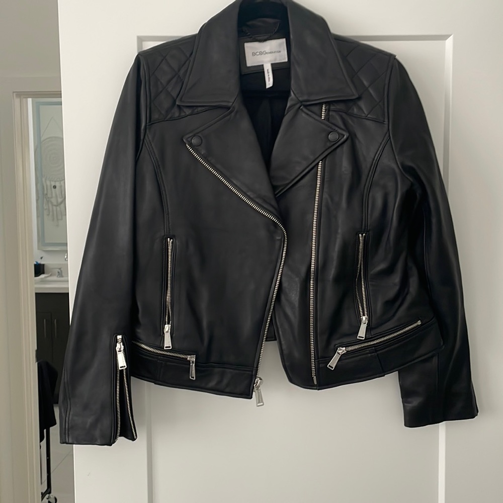 BCBGeneration leather Moto jacket